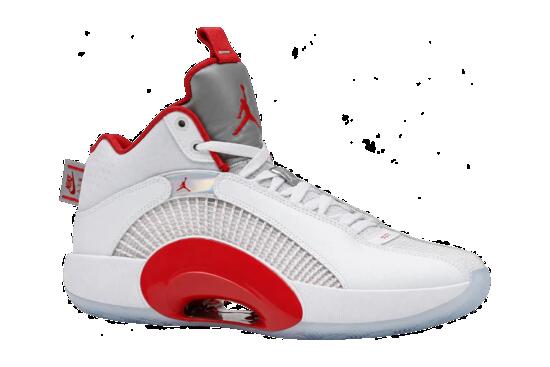 Hommes - Baskets - Basses, synthétique - Air Jordan 35 Fire Red - Rouge