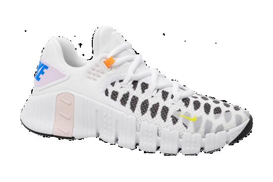 Zapatillas de entrenamiento Nike Metcon 4 Printed para mujer, blanco y negro