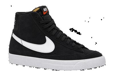 Heren - sneakers - suède - nike blazer mid 77 - zwart-wit