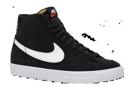 Hombre - zapatilla - piel - Nike Blazer Mid 77 - negro y blanco