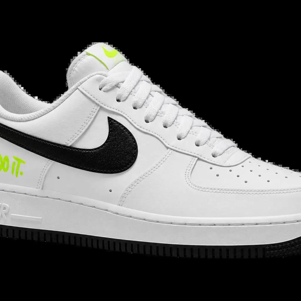 Herren - Sneaker - Low-Top - Nike Air Force 1 Low Just Do It - Weiß/Volt