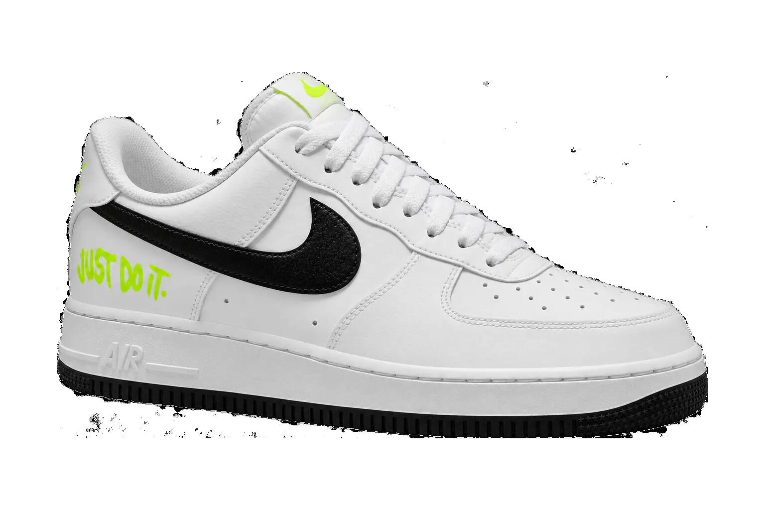 Zapatillas hombre Nike Air Force 1 Low Just Do It - Blanco/Volt 1/1