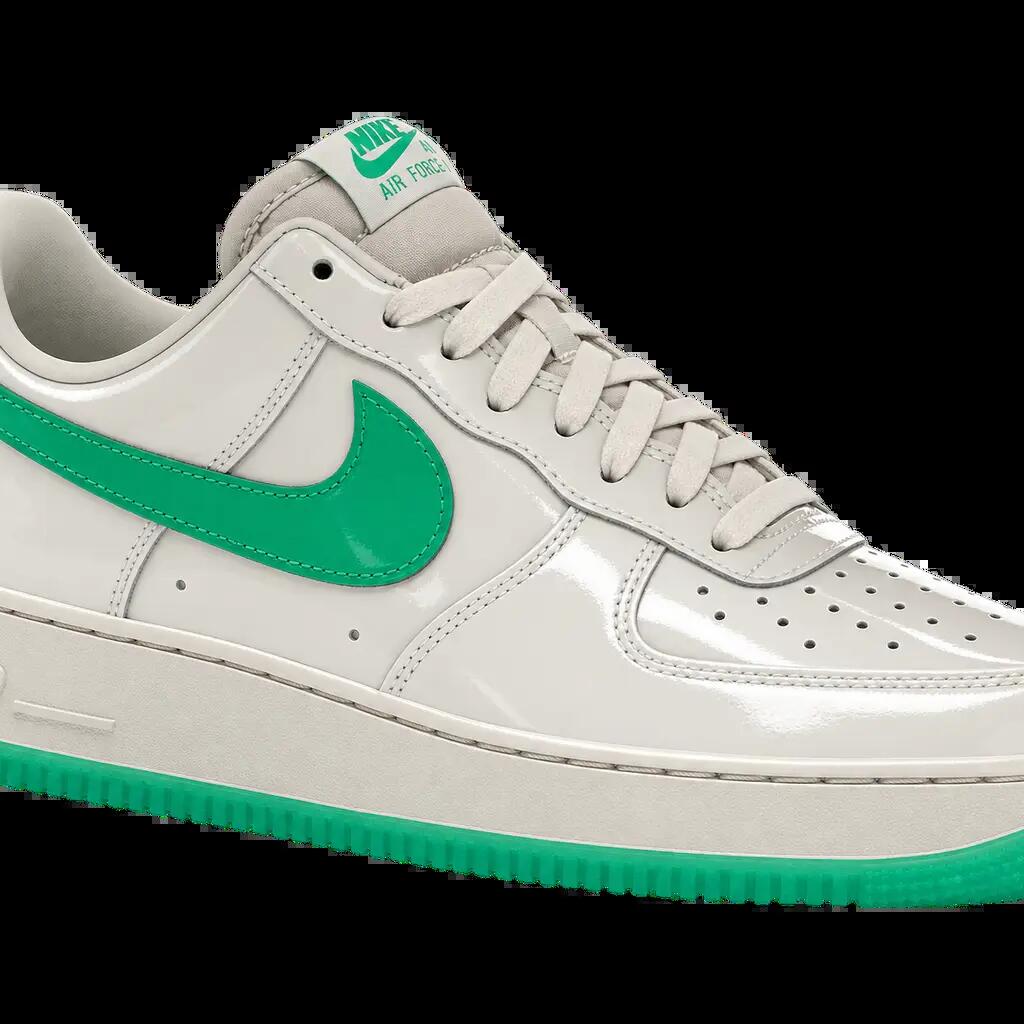 Herren - Basketballschuhe - Sneaker aus Leder - Air Force 1 ’07 Premium - Grau