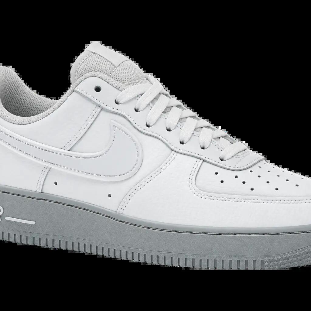 Herren - Sneaker - Nike Air Force 1 '07 - Weiß, Light Smoke Grey