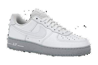 Uomo - Sneaker - Nike Air Force 1 '07 - Bianco Light Smoke Grey