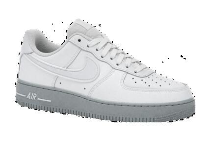 Hombres - Zapatillas - Nike Air Force 1 '07 - Blanco, Humo Gris Claro