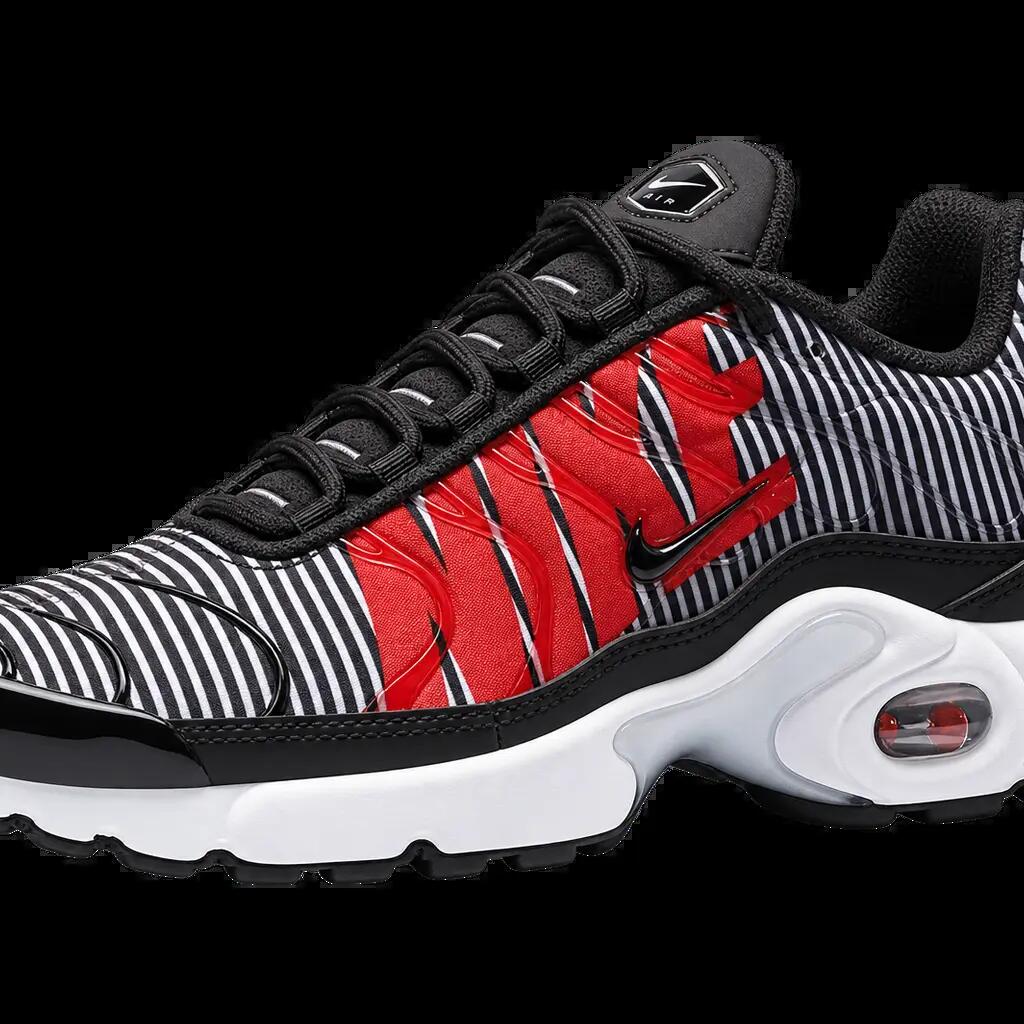 Kinder - sportschuhe - sneaker - retro, gestreift - air max plus tn se bg - rot