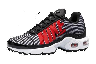 Sneaker bambini retrò striate Air Max Plus TN SE BG rosso