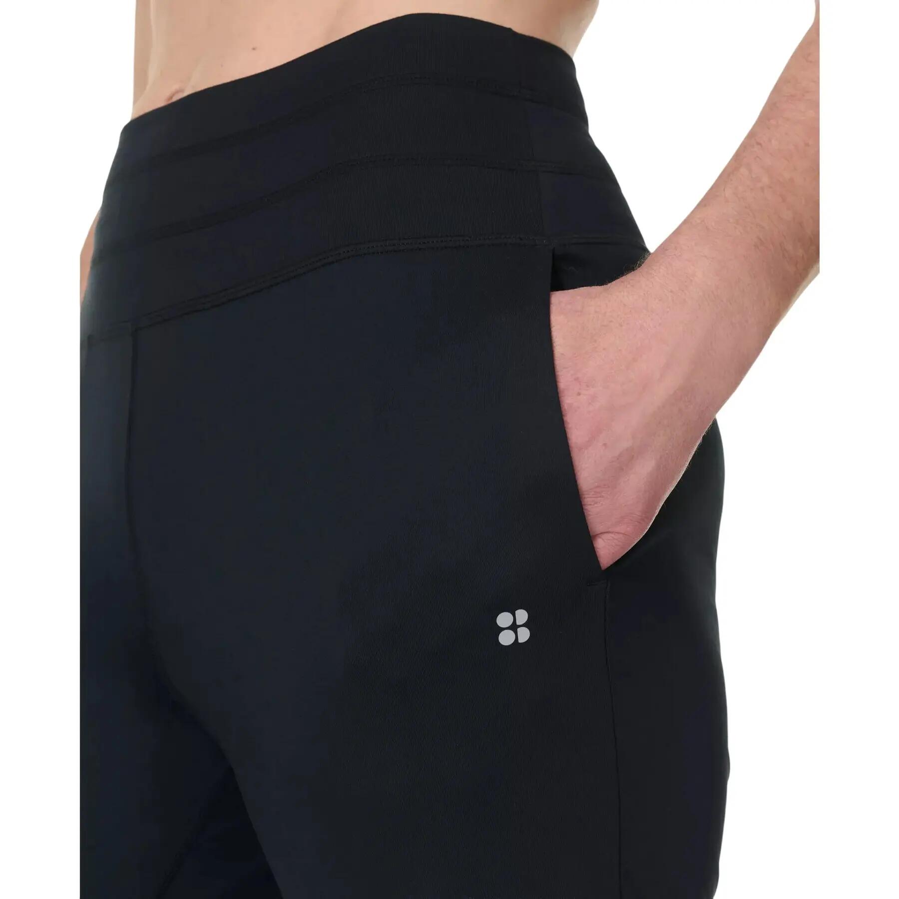 Gaia Performancejoggingbroeken voor dames (Zwart) 4/5