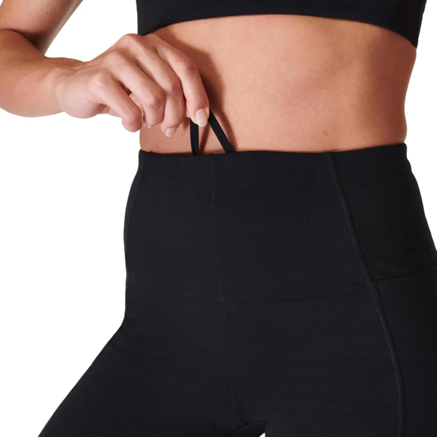 Pantalon Yoga Femme (Noir) 3/4