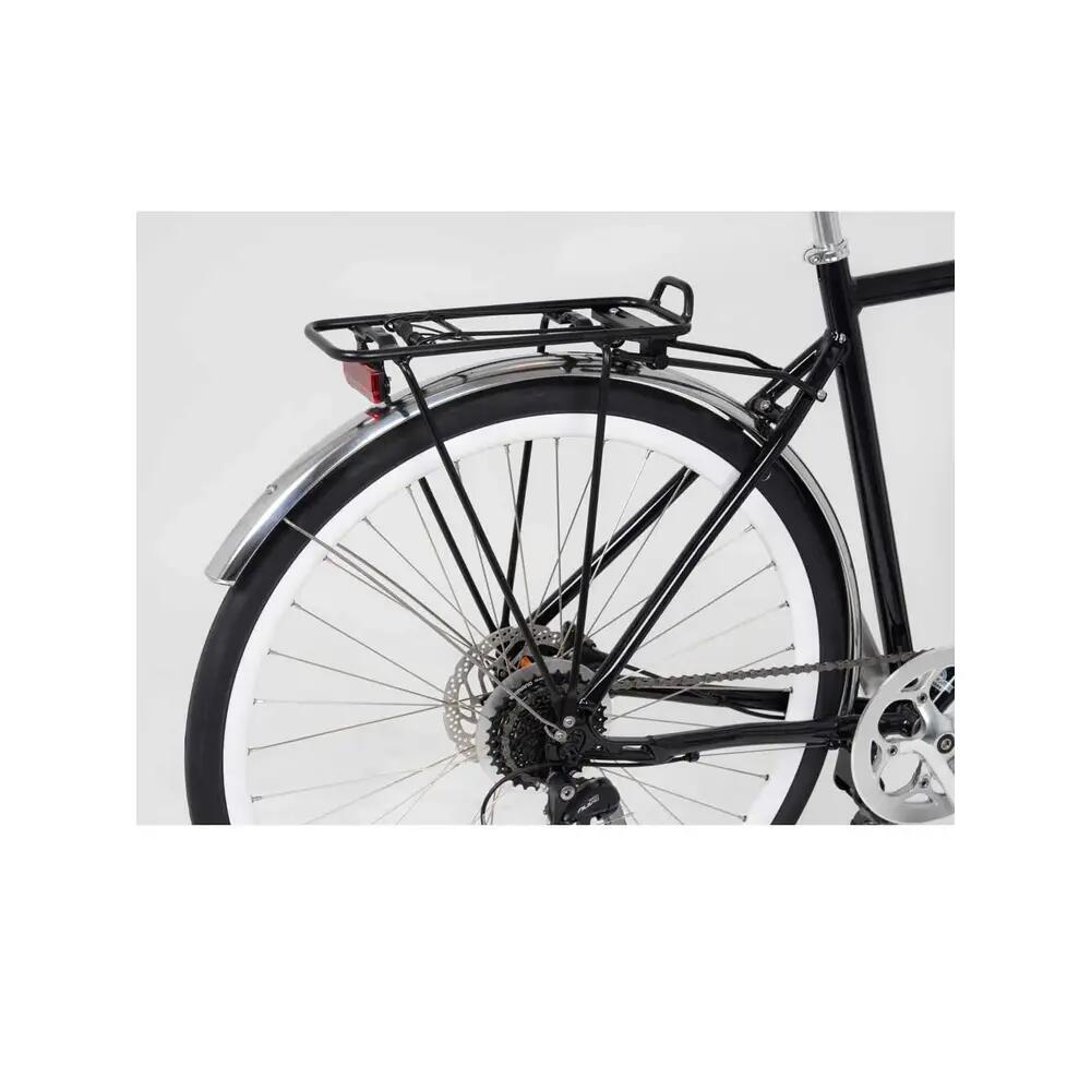 Portabultos de Bicicleta Atranvelo City AVS Aluminio Plateado 4/4