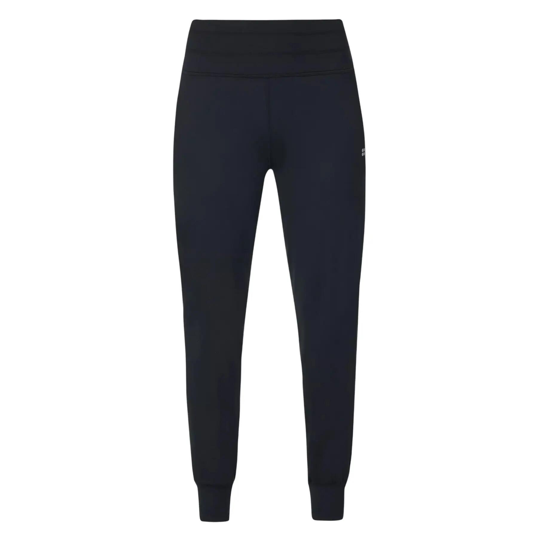 Gaia Performancejoggingbroeken voor dames (Zwart) 2/5
