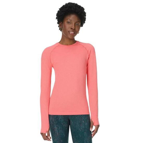 Haut Manches Longues Femme (Rose Corail Chiné)
