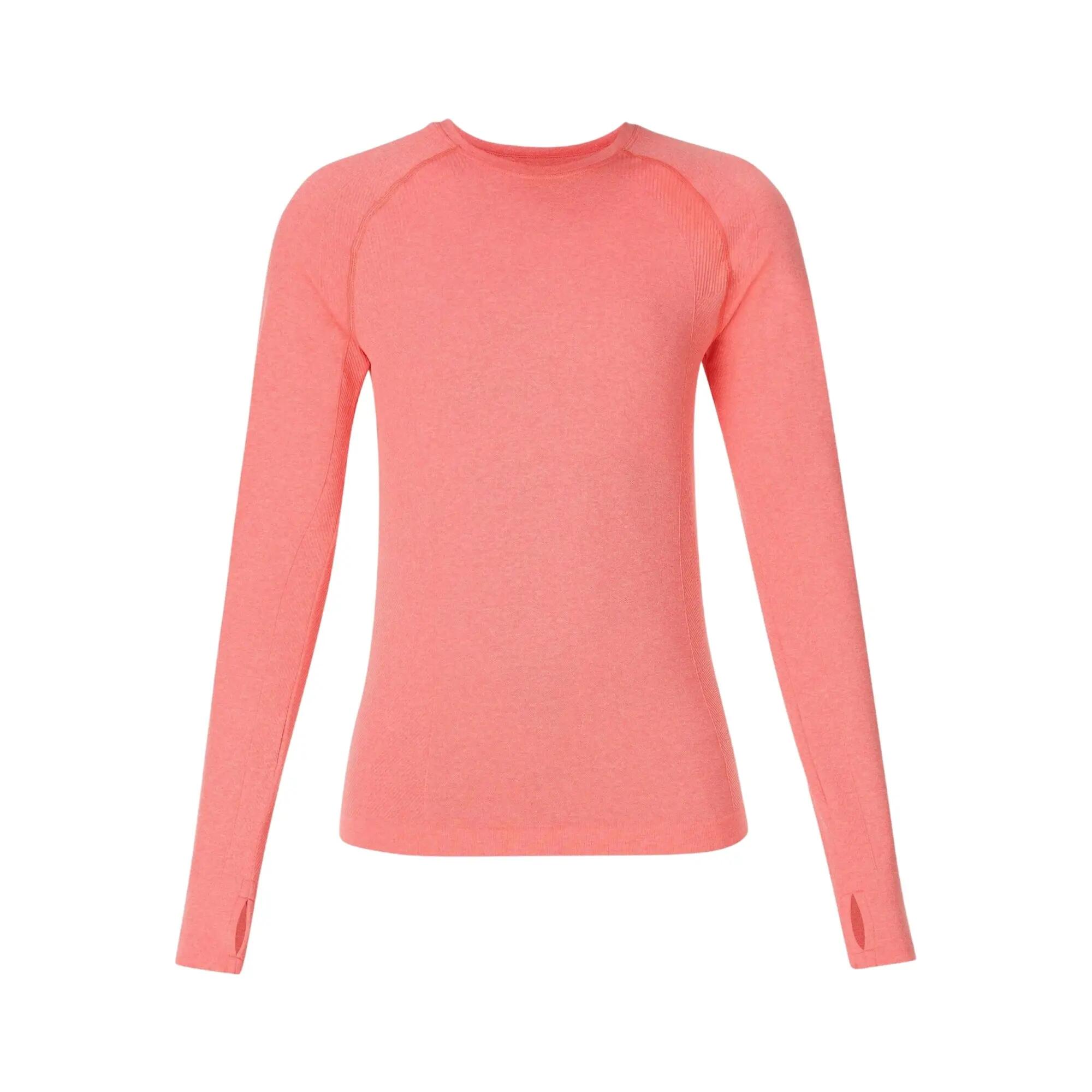 Haut Manches Longues Femme (Rose Corail Chiné) 2/3