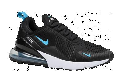 Uomo - scarpe da ginnastica - lucide - Nike Air Max 270 - nero Light Blue Fury