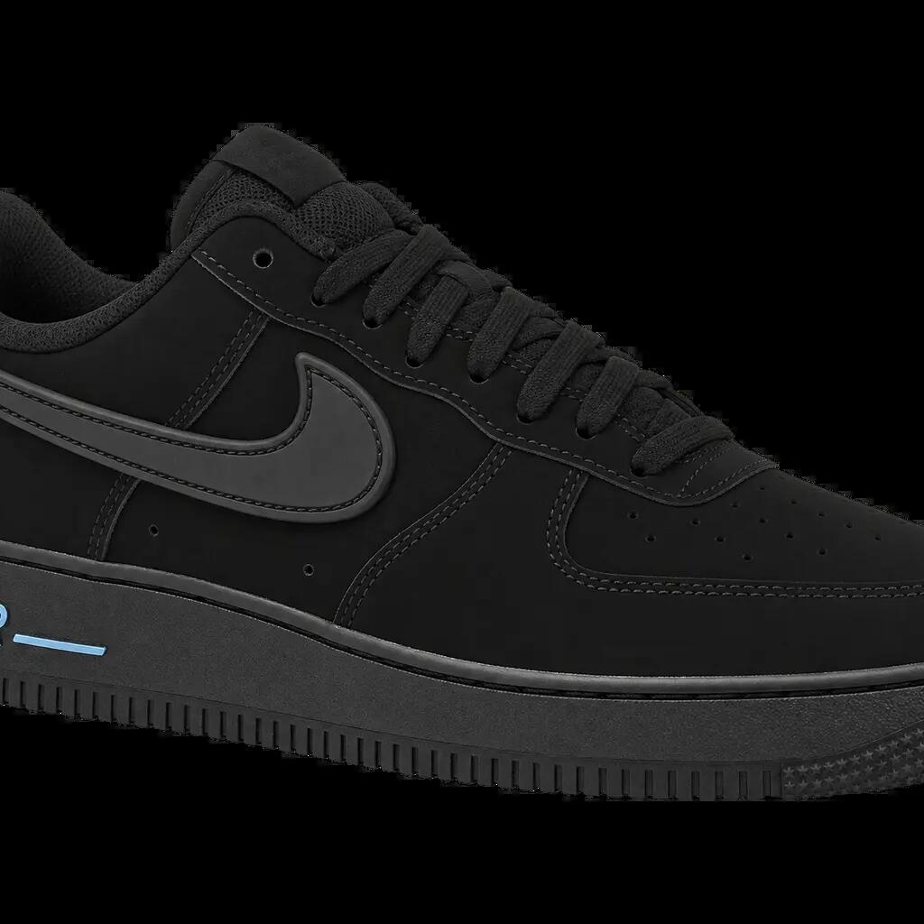 Herren-Sneaker - Air Force 1 '07 - Schwarz/University Blue