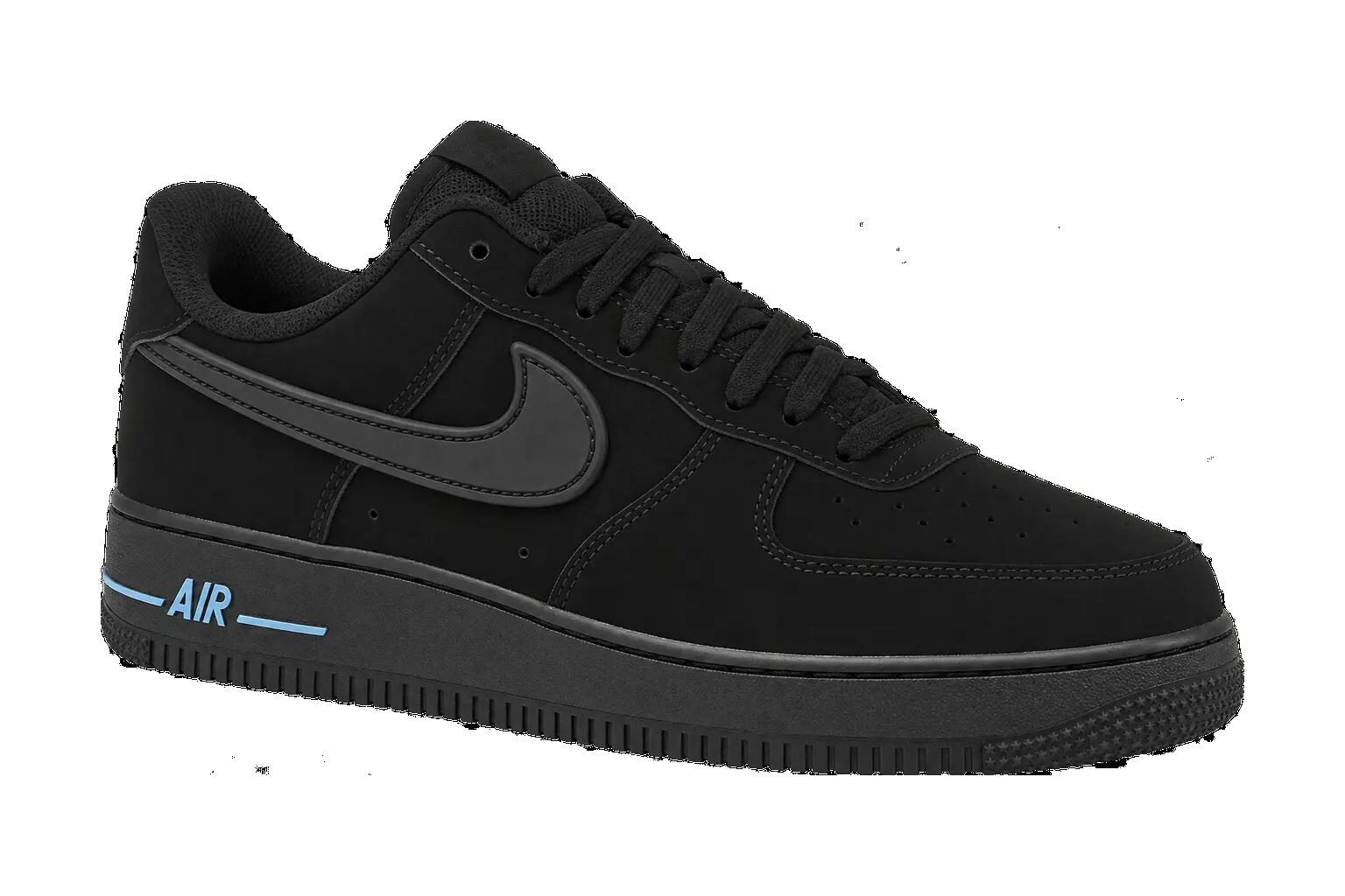 Sneaker uomo - Air Force 1 '07 - nero/University Blue 1/1