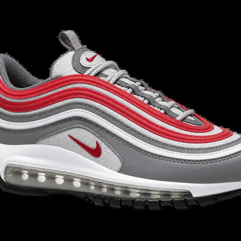 Kinder - Sneaker - glänzend - Air Max 97 GS - grau-rot