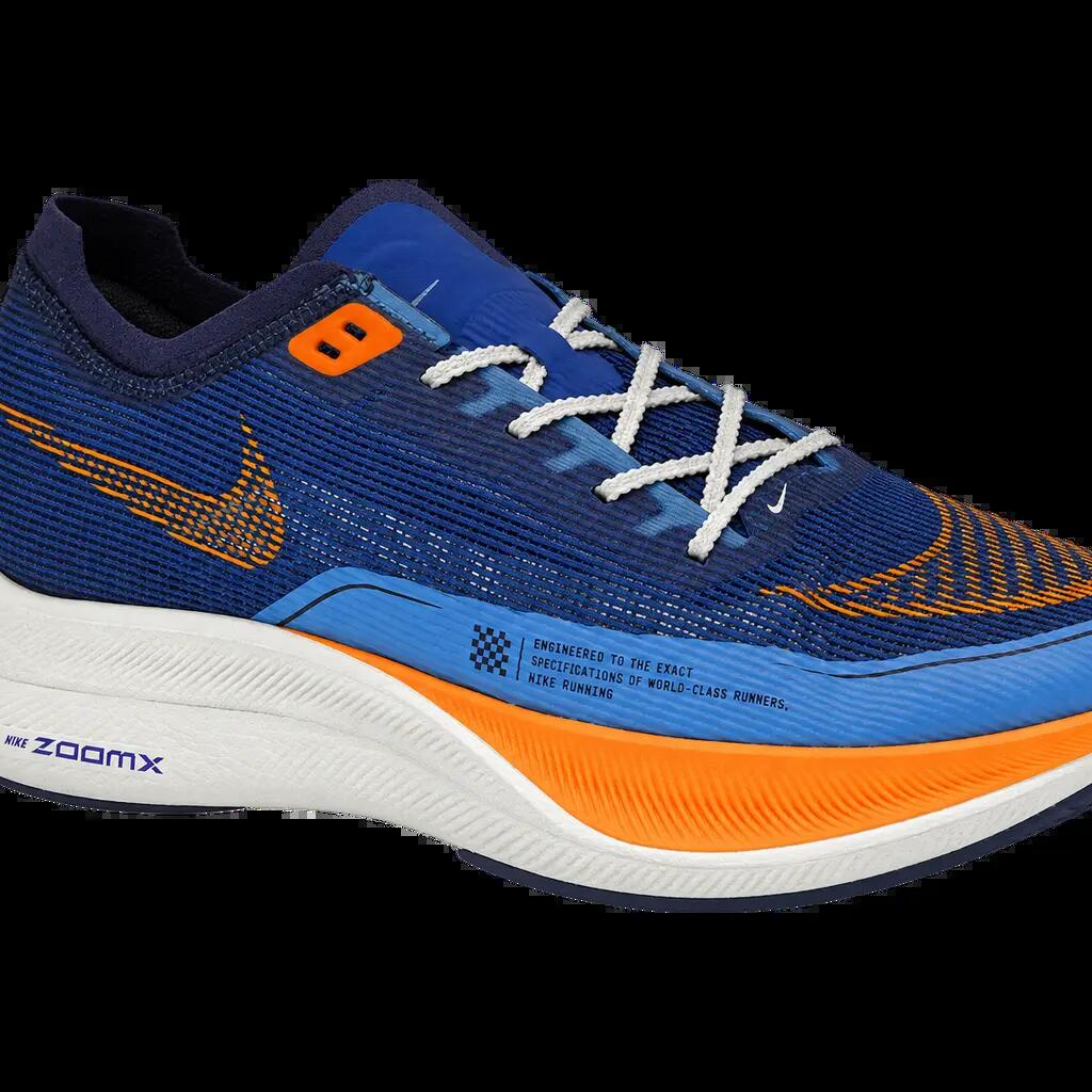 Herren - Laufschuhe - Nike ZoomX Vaporfly NEXT% 2 - Blau, Vivid Orange