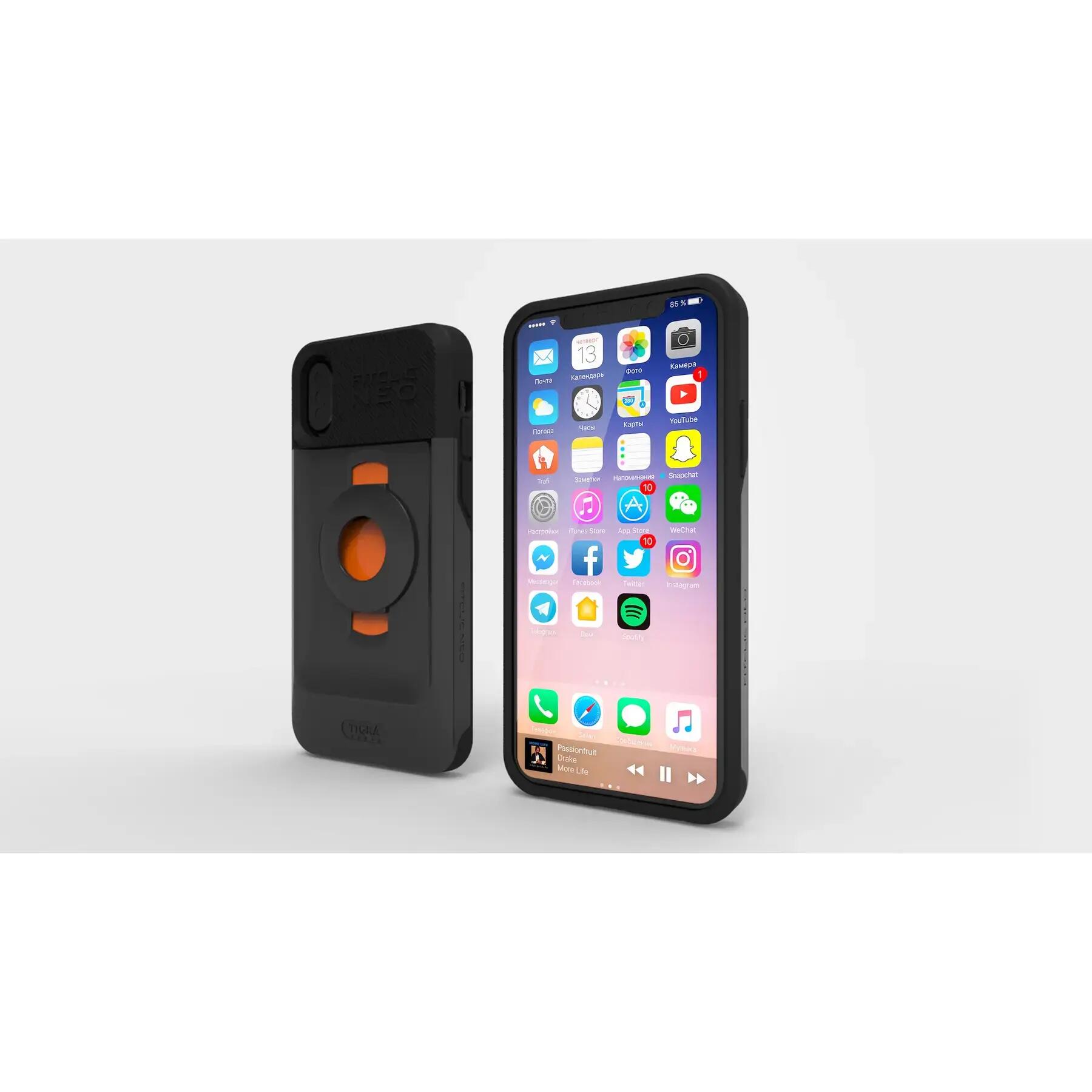 Coque de téléphone Tigra Fitclic Néo Iphone x 5/5
