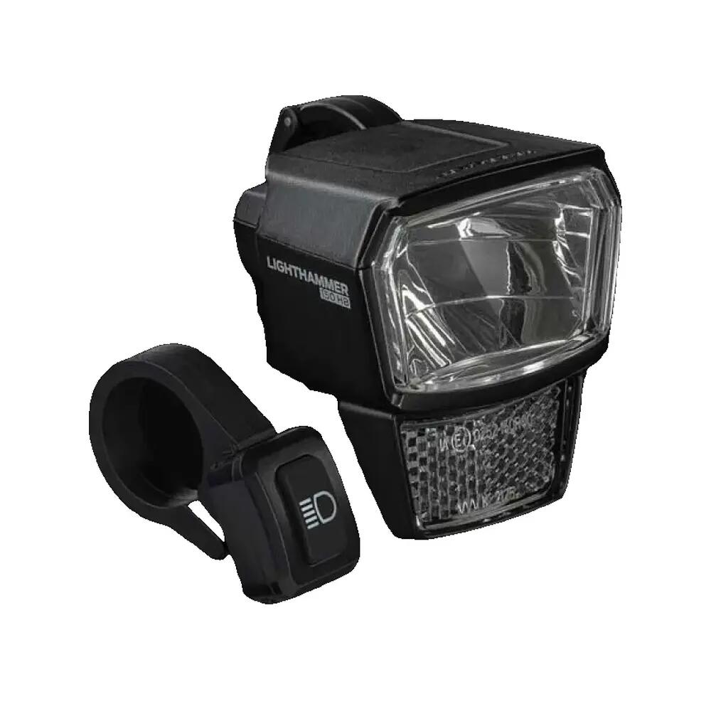 TRELOCK E-Bike LED Scheinwerfer Lighthammer 150 schwarz 150 Lux LS 940-HB 3/3