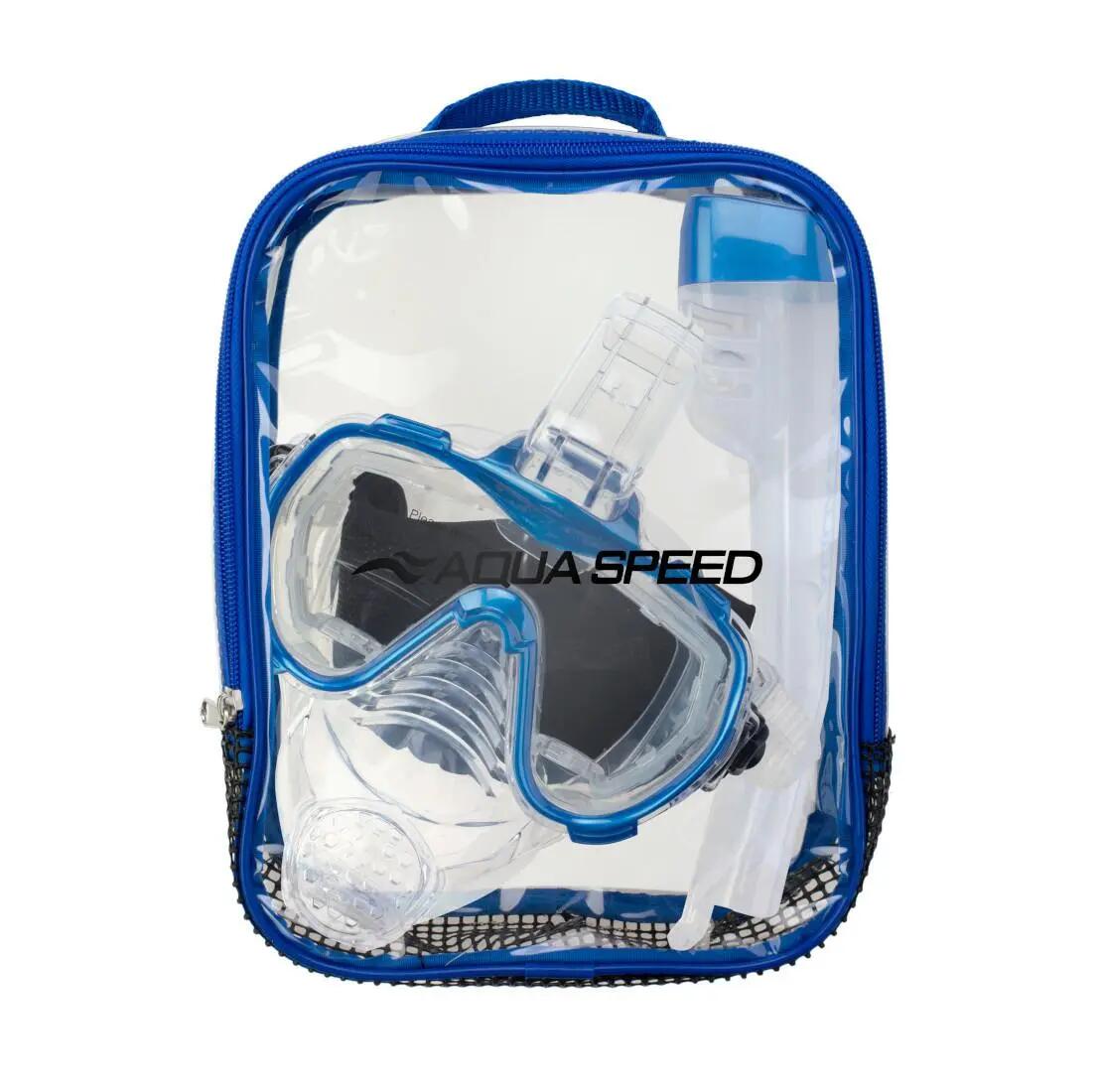Maska pełnotwarzowa do snorkelingu AQUA SPEED Silba  roz. XS kol. 01 7/7
