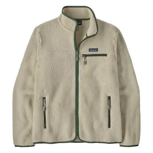 Chaqueta Polar Beige Patagonia Retro Pile Fleece Jacket Pelican w/Canopy Green 4/4