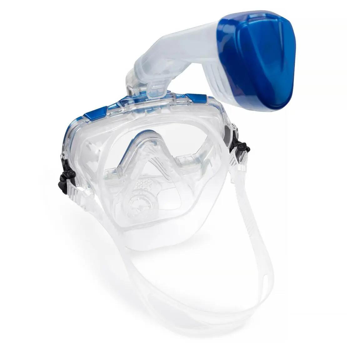 Maska pełnotwarzowa do snorkelingu AQUA SPEED Silba  roz. XS kol. 01 5/7