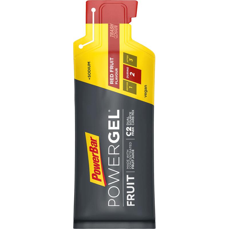 PowerBar - Power Gel Original - 1 gel x 41 gr - Aporte de sodio - Sin cafeína -