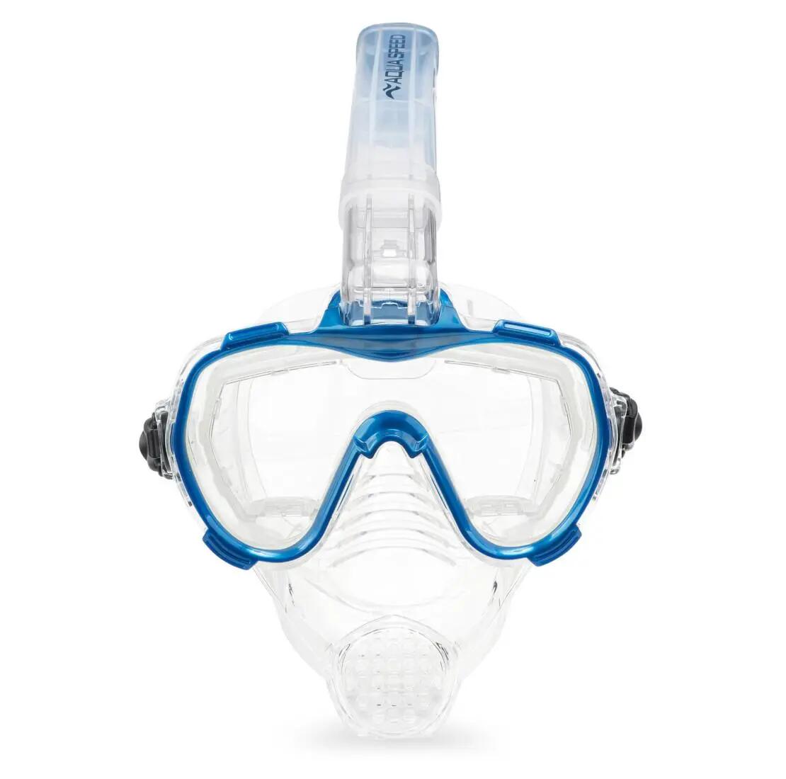 Maska pełnotwarzowa do snorkelingu AQUA SPEED Silba  roz. XS kol. 01 2/7