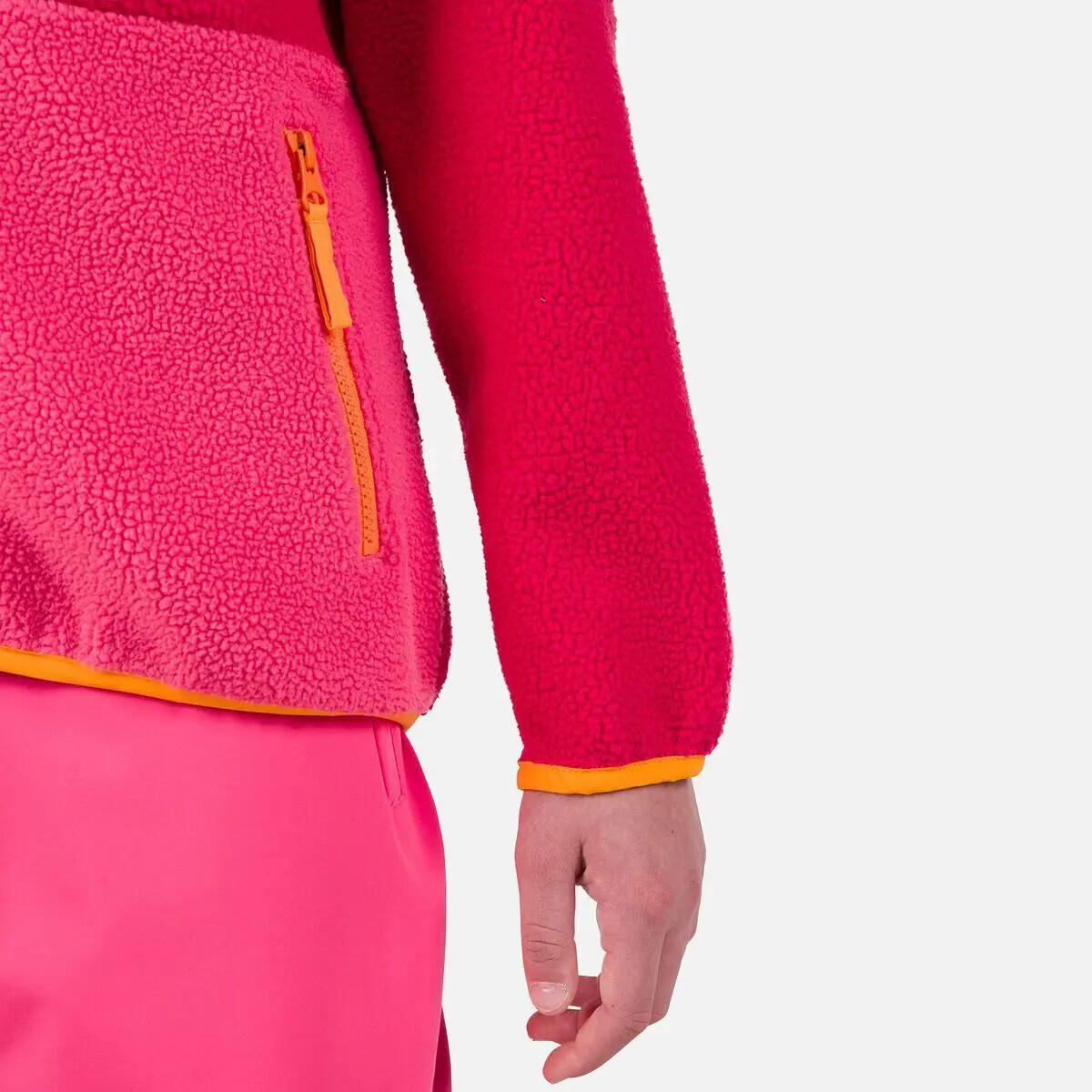 Rossignol Jr Alltrack FZ kinder fleece vest roze 6/6