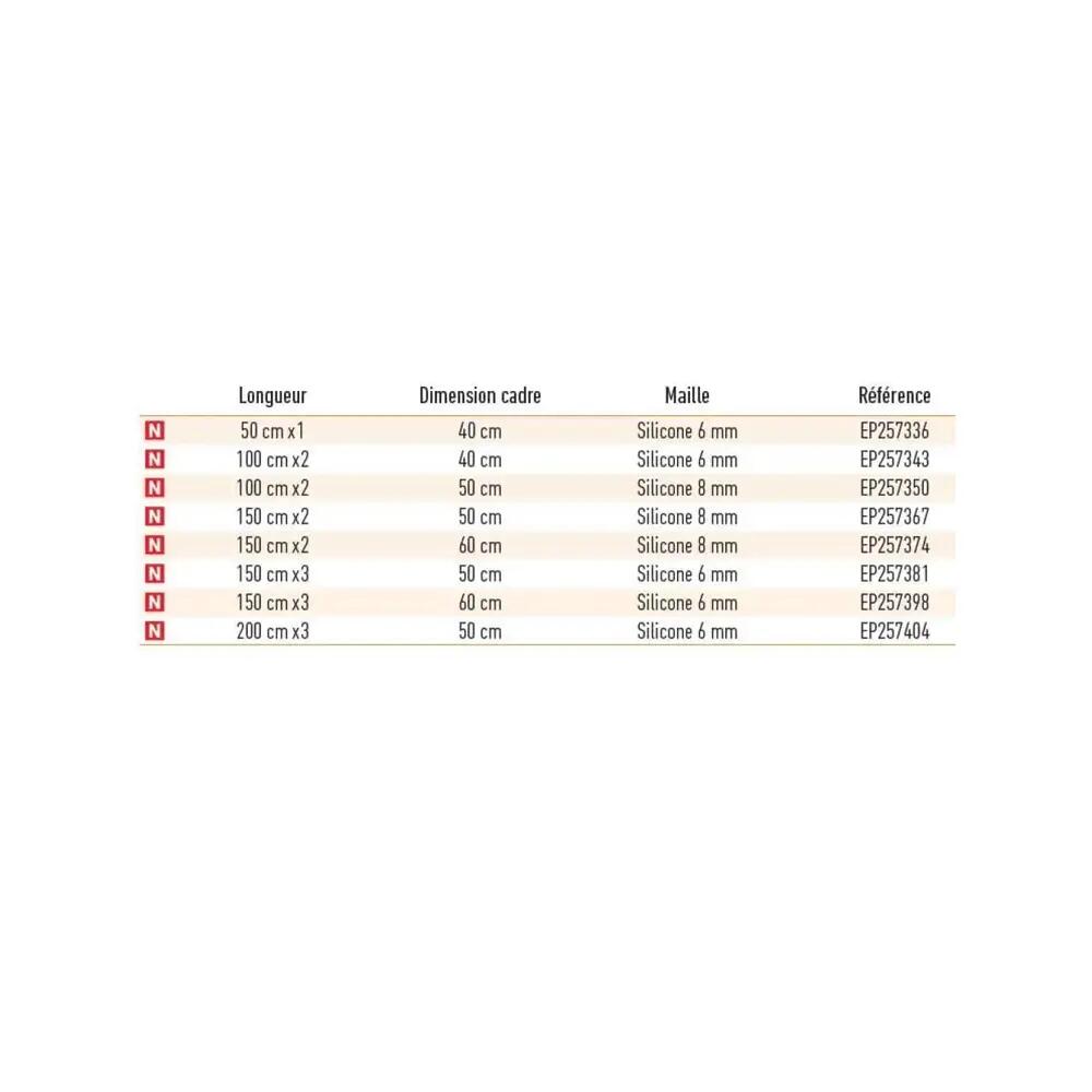 Rede de pesca Daiwa em malha de borracha 2/2