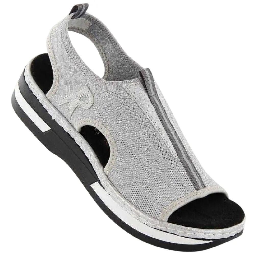Sandali SpicchioDonna Rieker Grigio 5/6