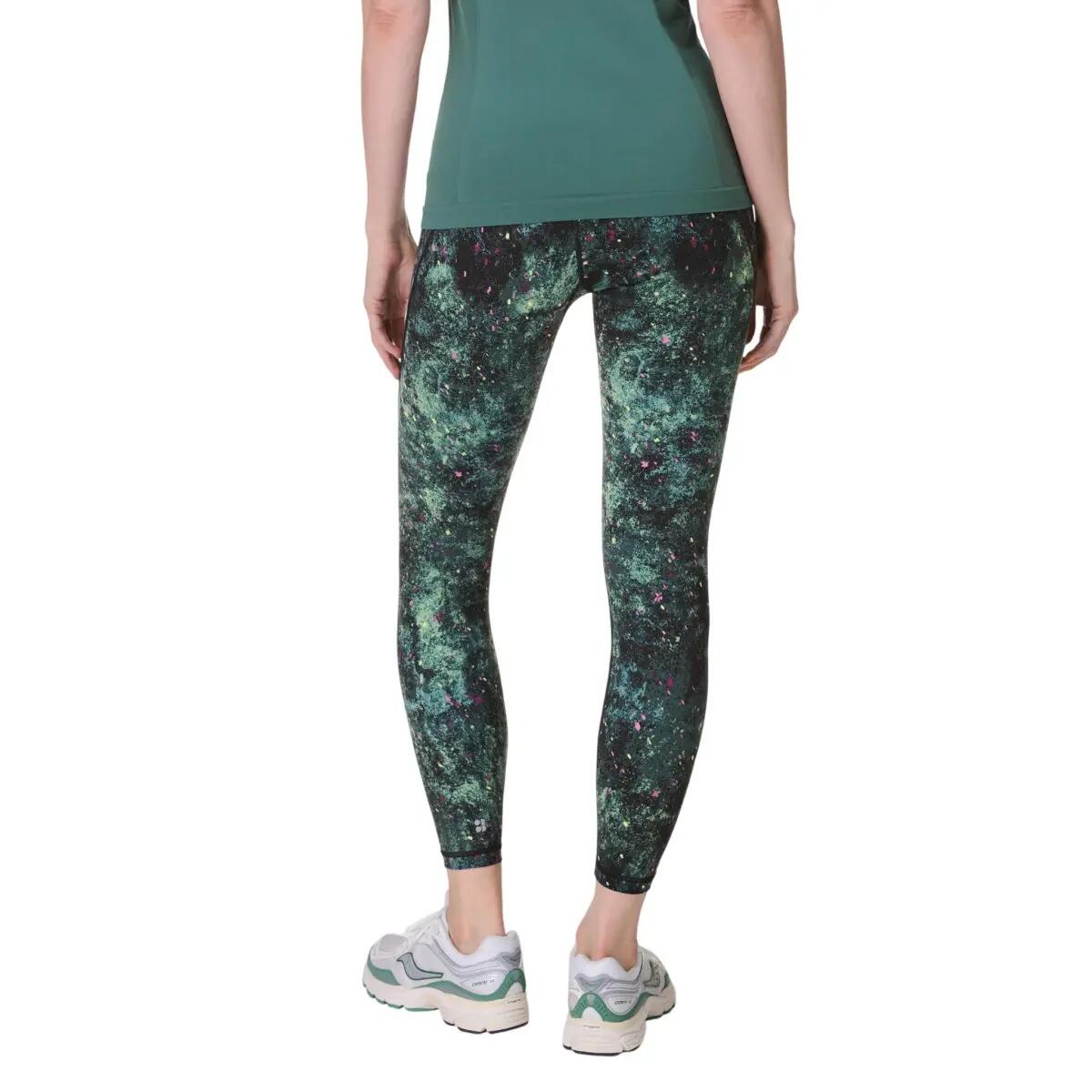 Workoutlegging voor dames met Power Fireflyprint (Groen) 3/3