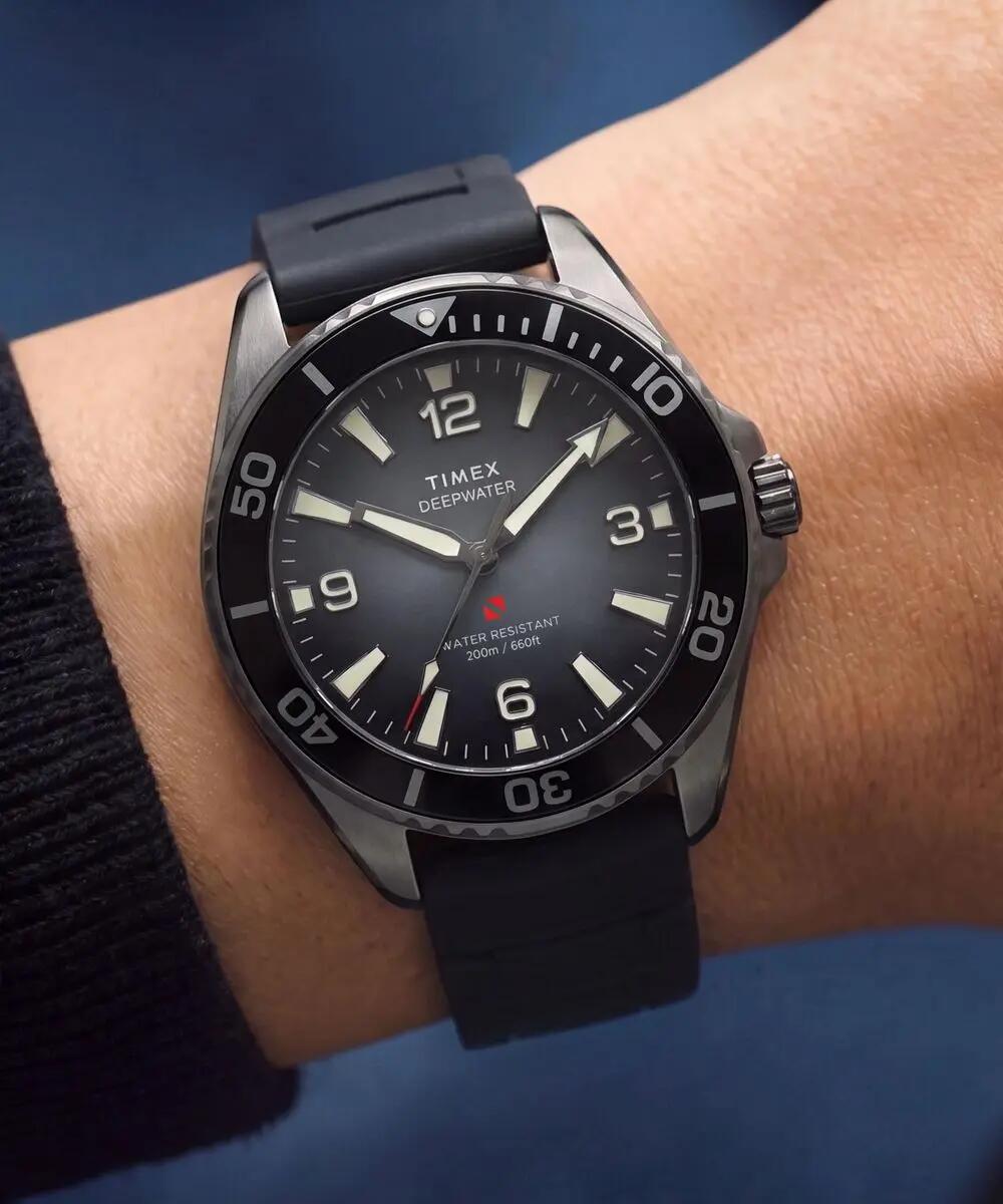 Timex Analogique Montre Noir/Noir TW3A02000 6/6