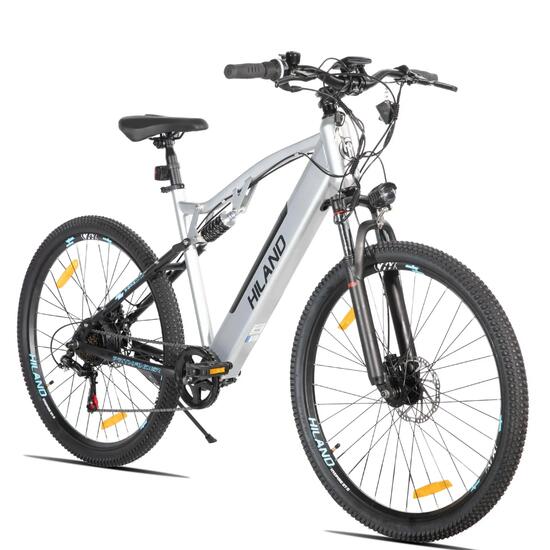 Femme Homme VTT Électrique 27,5 pouces 7 Vitesses Double Suspension Spokane