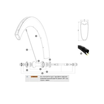 Vélo de route Mavic Ellipse Pro Carbone UST