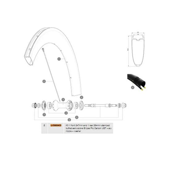 Vélo de route Mavic Ellipse Pro Carbone UST