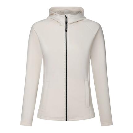 Veste De Sport Cintrée Et Extensible À Capuche GLACIER Femme (Blanc)