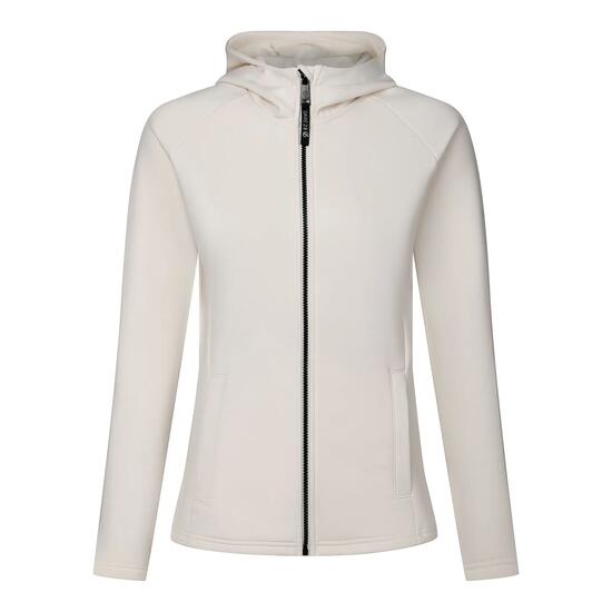 Veste De Sport Cintrée Et Extensible À Capuche GLACIER Femme (Blanc)