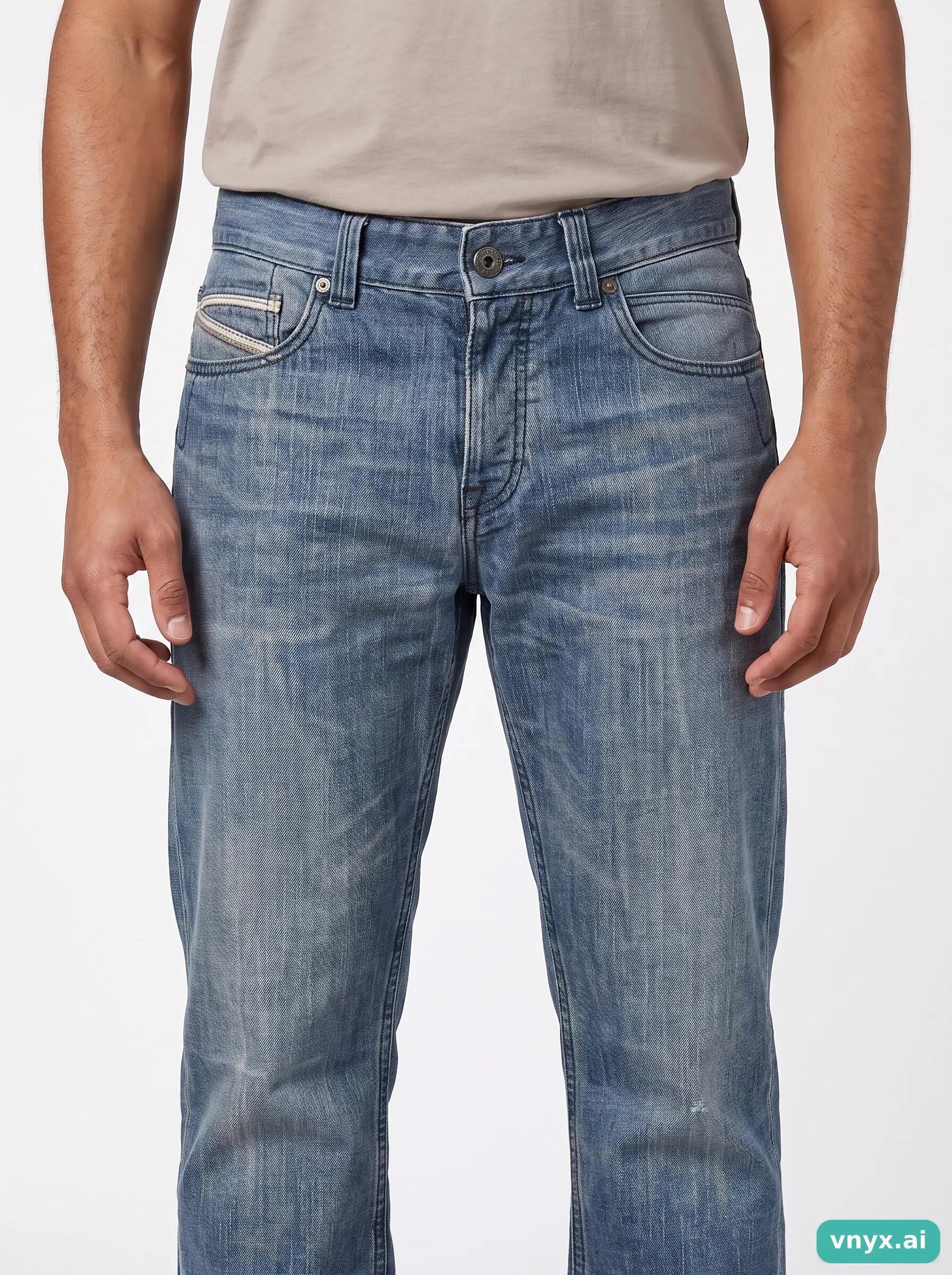 Second Life - Vintage Diesel Light Blue Jeans Men 32 L32 5/5