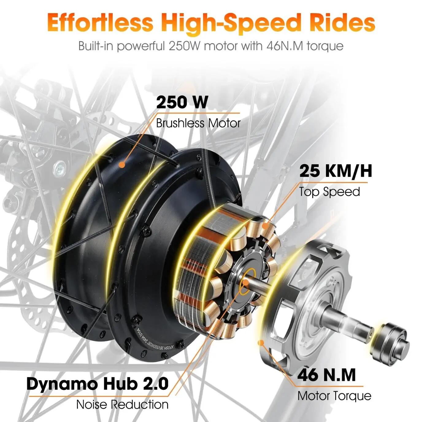 Mujer Hombre MTB Eléctrica 27,5 Pulgadas 7 Velocidades Doble Suspensión Spokane 2/7