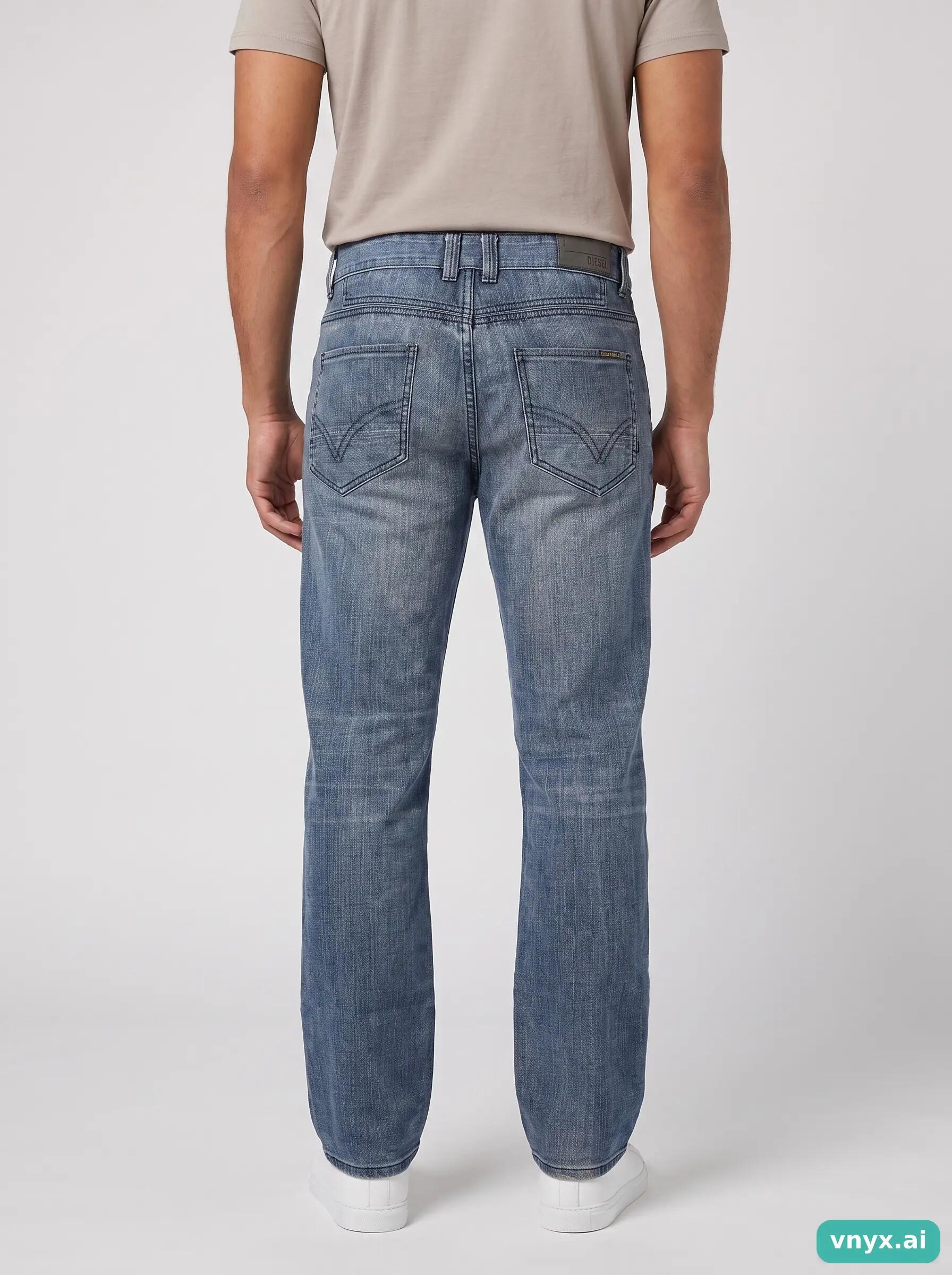 Second Life - Vintage Diesel Light Blue Jeans Men 32 L32 2/5