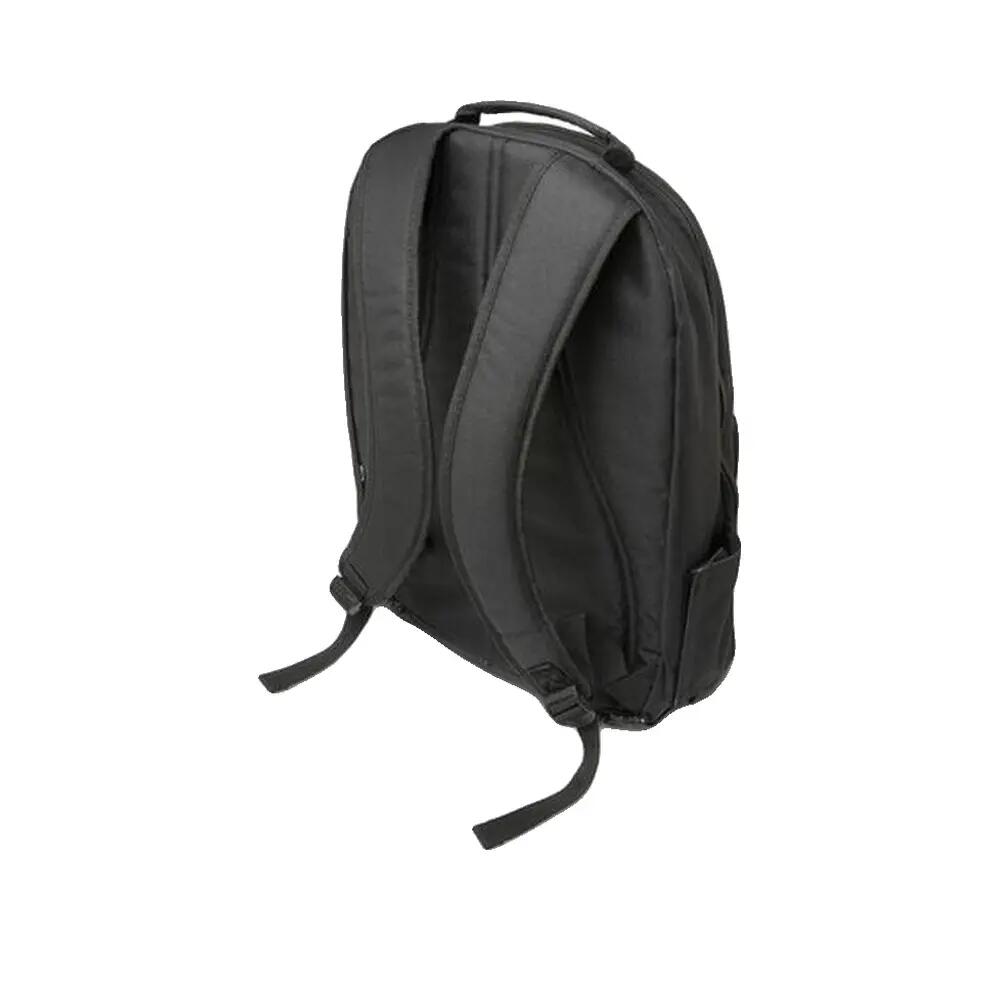 Kensington SP25 Classic Black Backpack — Durable nylon, padded shoulder straps 3/3