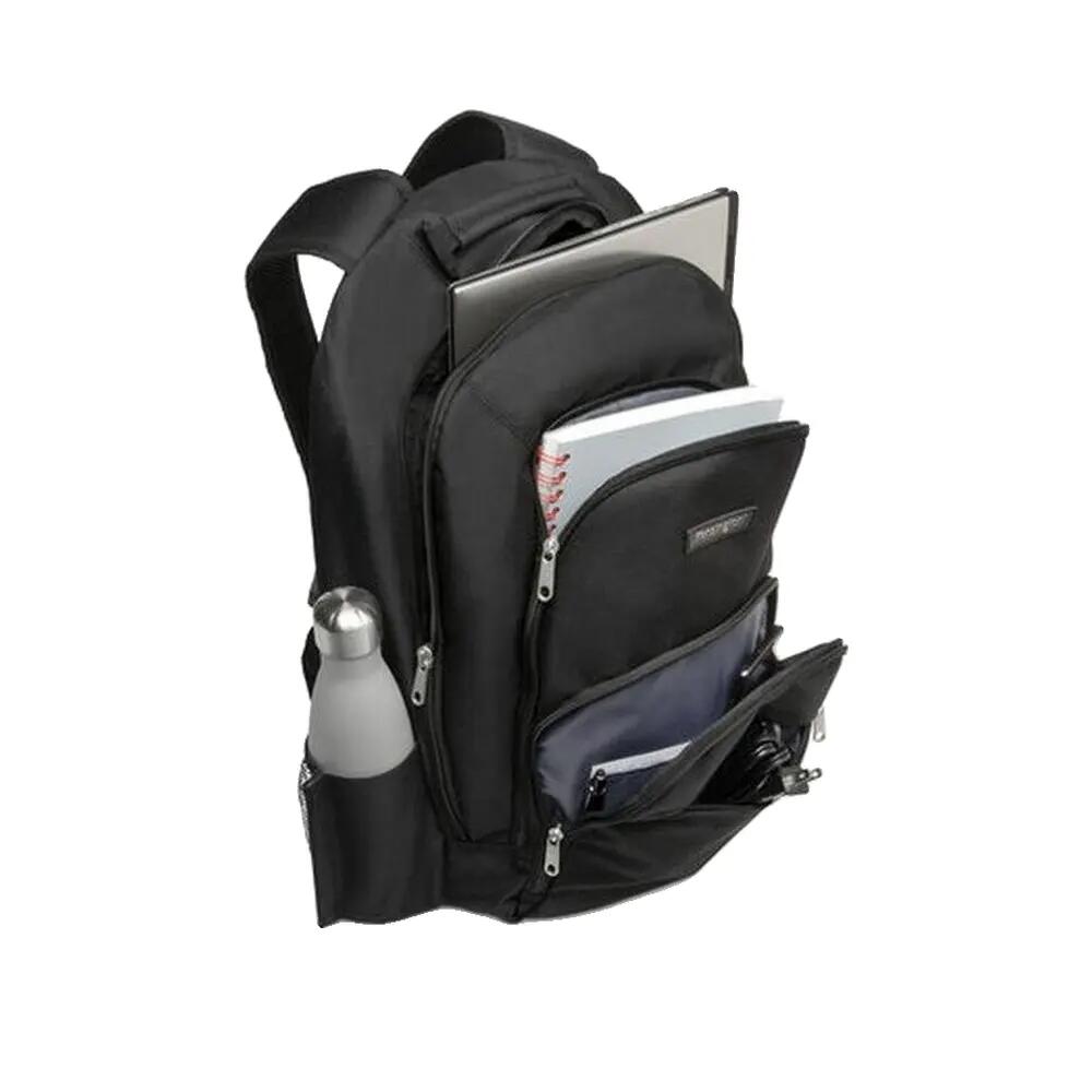 Kensington SP25 Classic Black Backpack — Durable nylon, padded shoulder straps 2/3