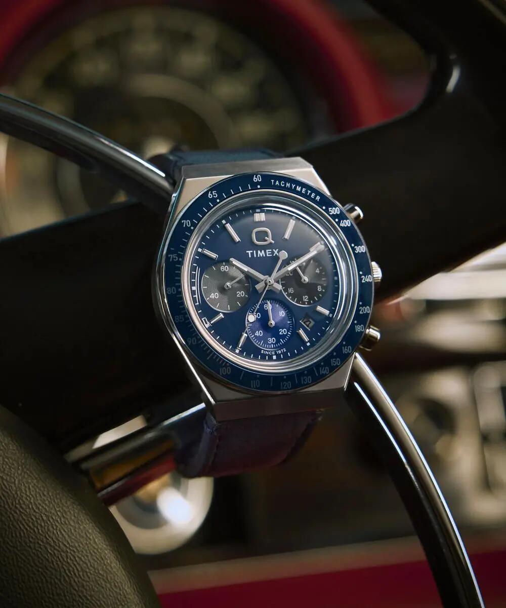 Timex Chronographe Montre Bleu/Bleu TW2Y36100 5/6