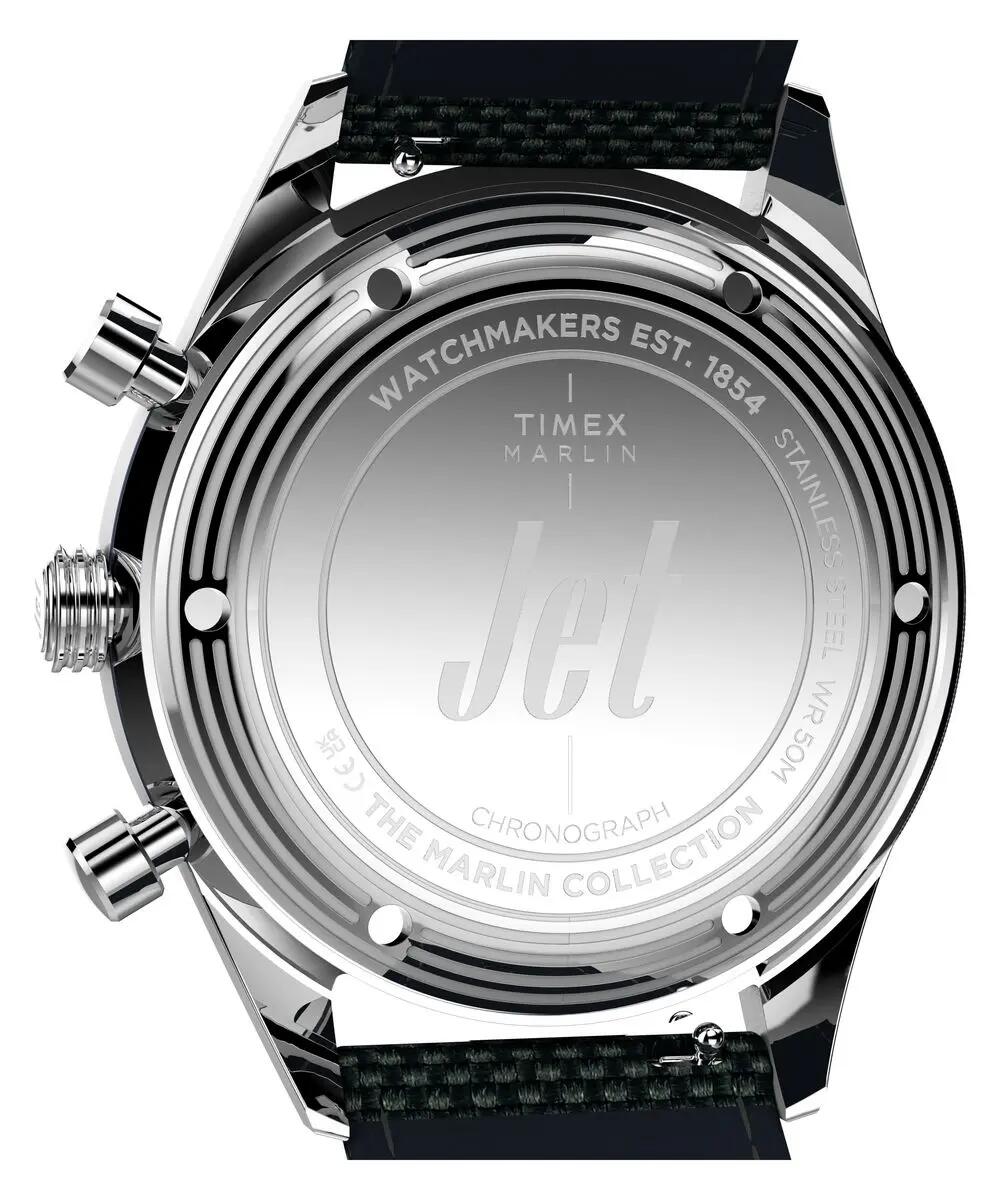 Timex Chronographe Montre Bleu/Argent TW2Y89900 3/6