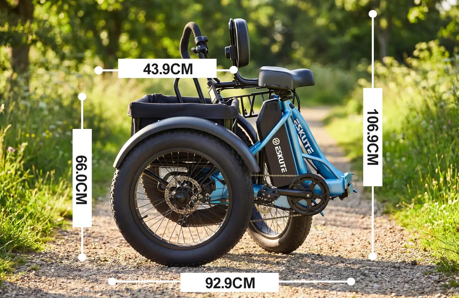 ESKUTE T302 Pro, Batterie 48V 20.8Ah, Pneus 20×4.0",Vélo Électrique Pliable 4/4