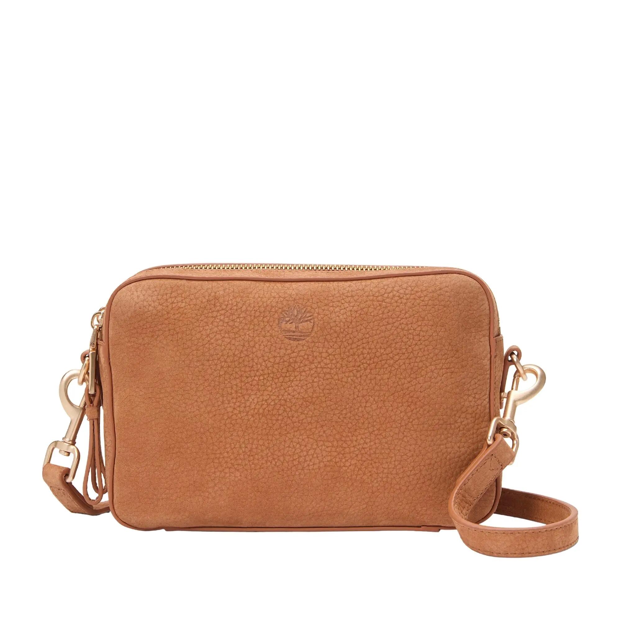 Timberland - Dames Camera Bag van Zacht Leer, Bruin 1/3