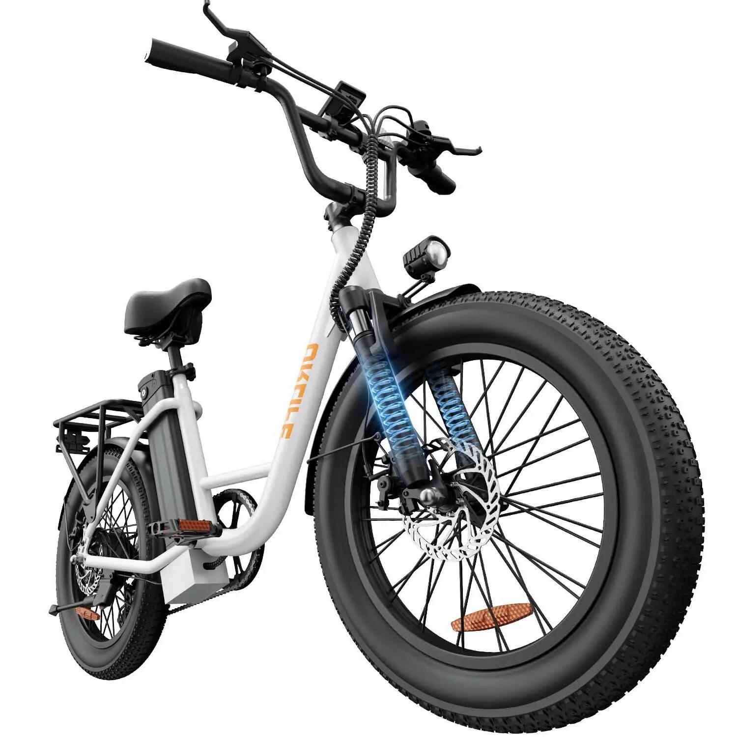 URLIFE E20 Elektrofahrrad, 80Nm, 48V 13Ah Akku, 20×3,0 Zoll Reifen 2/4